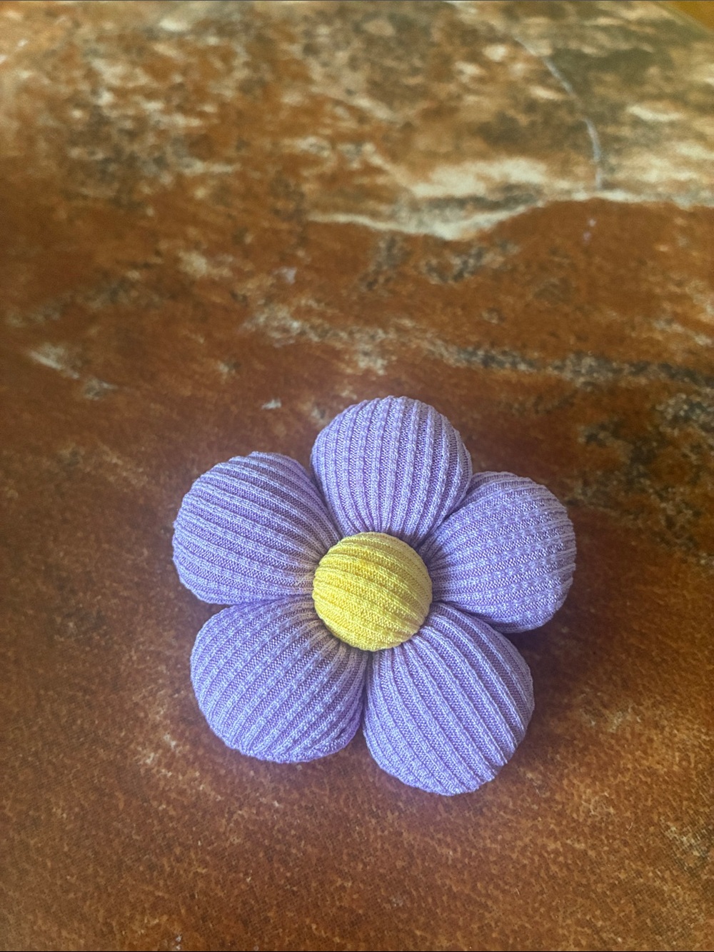 Cotton flower pin